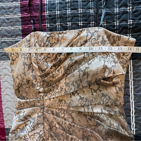 City Triangles Prom Strapless Dress Junior's Size 9 - Picture 10 of 12